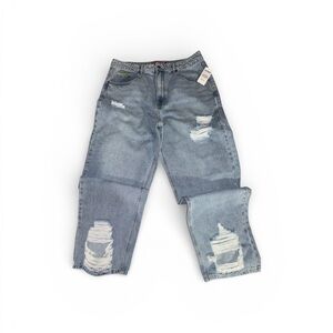 Women  Distressed Blue Jeans